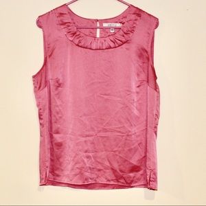 Kasper ⋆ Bubblegum Pink “Silky” Tank Top ⋆ L